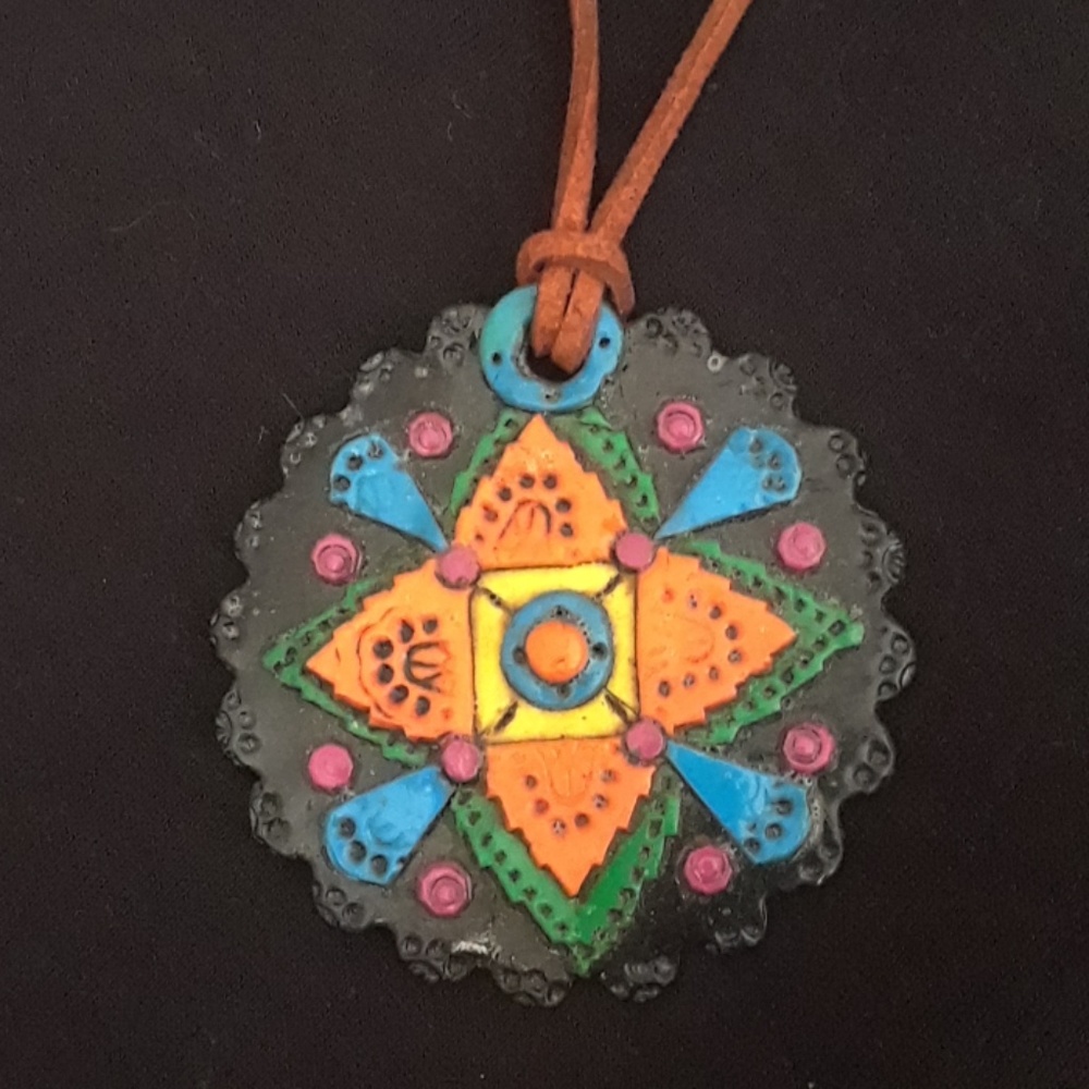 Handmade necklace, Mandala necklace